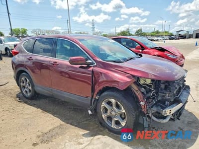 Czwarte zdjęcie samochodu z boku: 2019 HONDA CR-V EX VIN:7FARW1H59KE012376 - miniatura