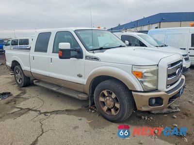 Czwarte zdjęcie samochodu z boku: 2011 FORD F350 SUPER DUTY VIN:1FT8W3AT3BED11472 - miniatura
