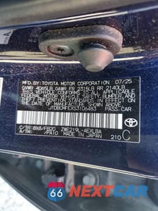 Zdjęcie 12 z 12 samochodu: 2025 TOYOTA COROLLA HYBRID LE VIN:JTDBCMFEXS3106483 - miniatura
