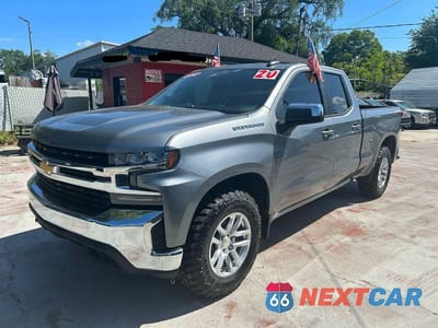 Drugie zdjęcie samochodu z przodu: 2020 CHEVROLET SILVERADO K1500 LT VIN:1GCRYDED6LZ143070 - miniatura