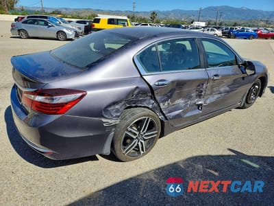Trzecie zdjęcie samochodu z tyłu: 2016 HONDA ACCORD SPORT VIN:1HGCR2F57GA138531 - miniatura