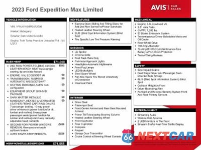 Zdjęcie 13 z 14 samochodu: 2023 FORD EXPEDITION MAX LIMITED VIN:1FMJK1K86PEA12086 - miniatura