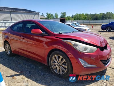Czwarte zdjęcie samochodu z boku: 2014 HYUNDAI ELANTRA SE VIN:5NPDH4AE4EH468383 - miniatura