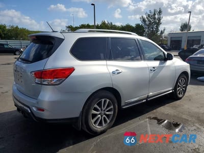 Trzecie zdjęcie samochodu z tyłu: 2014 NISSAN PATHFINDER SL VIN:5N1AR2MN7EC683215 - miniatura