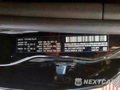 Zdjęcie 12 z 12 samochodu: 2016 JEEP RENEGADE LATITUDE VIN:ZACCJABT1GPD81109 - miniatura