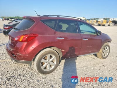 Trzecie zdjęcie samochodu z tyłu: 2010 NISSAN MURANO S VIN:JN8AZ1MU6AW007602 - miniatura