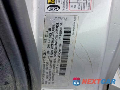 Zdjęcie 12 z 12 samochodu: 2012 VOLKSWAGEN BEETLE VIN:3VWJP7AT6CM601896 - miniatura