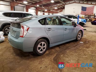 Trzecie zdjęcie samochodu z tyłu: 2012 TOYOTA PRIUS TWO VIN:JTDKN3DU7C5410875 - miniatura