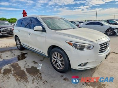 Czwarte zdjęcie samochodu z boku: 2013 INFINITI JX35 BASE VIN:5N1AL0MM1DC319898 - miniatura