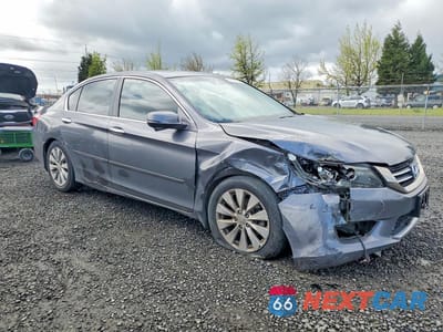 Czwarte zdjęcie samochodu z boku: 2013 HONDA ACCORD EXL VIN:1HGCR2F89DA046746 - miniatura