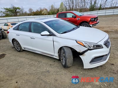 Czwarte zdjęcie samochodu z boku: 2017 HYUNDAI SONATA SPORT VIN:5NPE34AF5HH527747 - miniatura