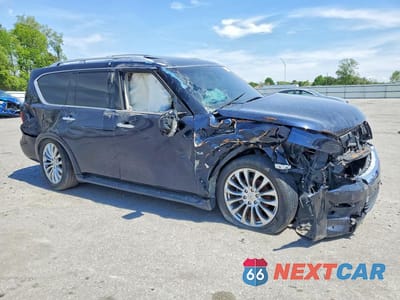 Czwarte zdjęcie samochodu z boku: 2015 INFINITI QX80 BASE VIN:JN8AZ2NF3F9574166 - miniatura