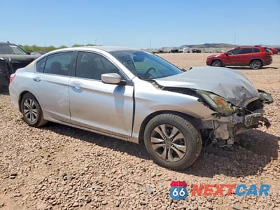 Czwarte zdjęcie samochodu z boku: 2013 HONDA ACCORD LX VIN:1HGCR2F36DA015796 - miniatura
