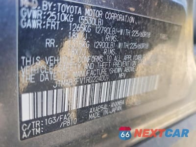 Zdjęcie 14 z 14 samochodu: 2024 TOYOTA RAV4 PRIME SE VIN:JTMAB3FV1RD224001 - miniatura