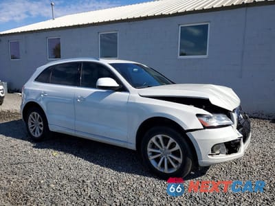 Czwarte zdjęcie samochodu z boku: 2016 AUDI Q5 PREMIUM PLUS VIN:WA1L2AFP6GA042575 - miniatura