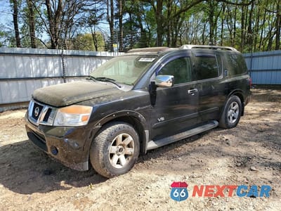 2008 NISSAN ARMADA SE FFV 5N1BA08D28N615611 - główne zdjęcie licytacji z USA - miniatura