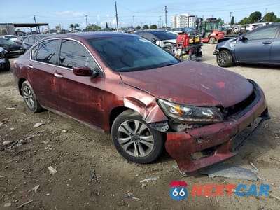 Czwarte zdjęcie samochodu z boku: 2014 HONDA ACCORD LX VIN:1HGCR2F3XEA181630 - miniatura