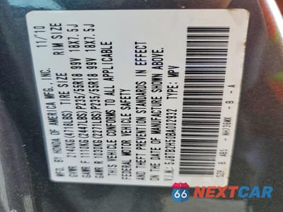 Zdjęcie 13 z 13 samochodu: 2011 ACURA RDX TECHNOLOGY VIN:5J8TB2H50BA002932 - miniatura
