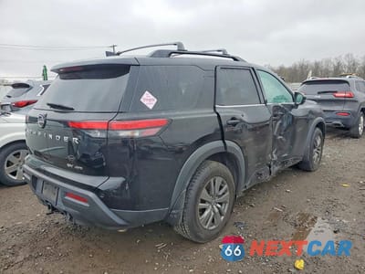Trzecie zdjęcie samochodu z tyłu: 2022 NISSAN PATHFINDER SV VIN:5N1DR3BD2NC230777 - miniatura