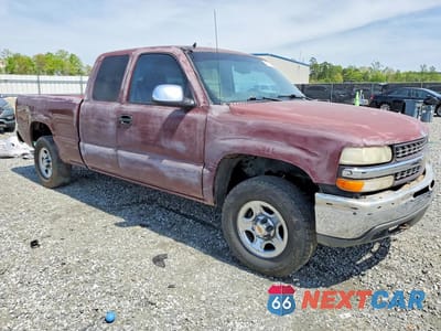 Czwarte zdjęcie samochodu z boku: 2000 CHEVROLET SILVERADO K1500 VIN:1GCEK19T8YZ360143 - miniatura