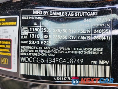 Zdjęcie 13 z 13 samochodu: 2015 MERCEDES-BENZ GLK 350 VIN:WDCGG5HB4FG408749 - miniatura