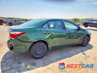 Trzecie zdjęcie samochodu z tyłu: 2015 TOYOTA COROLLA LE VIN:2T1BURHE0FC443426 - miniatura