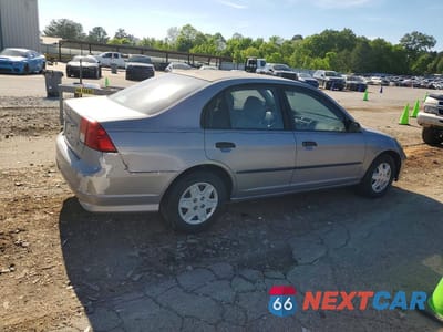 Trzecie zdjęcie samochodu z tyłu: 2005 HONDA CIVIC DX VP VIN:1HGES16305L007156 - miniatura