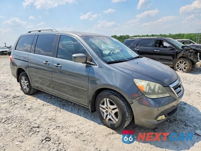Czwarte zdjęcie samochodu z boku: 2007 HONDA ODYSSEY EXL VIN:5FNRL38627B437051 - miniatura