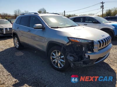 Czwarte zdjęcie samochodu z boku: 2016 JEEP CHEROKEE LIMITED VIN:1C4PJMDB8GW120134 - miniatura