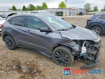 Czwarte zdjęcie samochodu z boku: 2022 HONDA HR-V SPORT VIN:3CZRU6H11NM710552 - miniatura