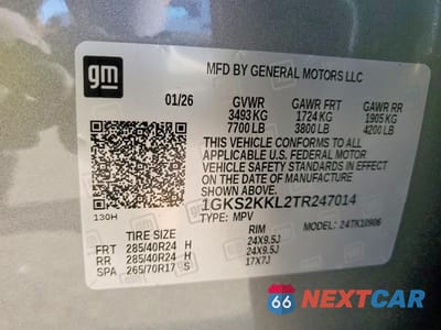 Zdjęcie 13 z 13 samochodu: 2026 GMC YUKON XL DENALI ULTIMATE VIN:1GKS2KKL2TR247014 - miniatura