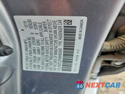 Zdjęcie 12 z 12 samochodu: 2019 HONDA CIVIC LX VIN:2HGFC2F64KH605406 - miniatura