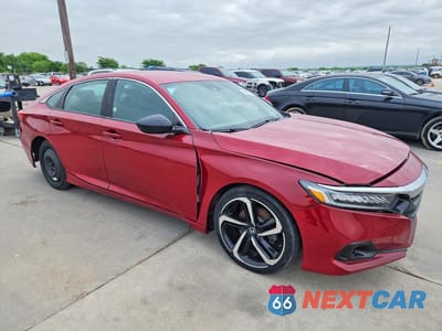 Czwarte zdjęcie samochodu z boku: 2022 HONDA ACCORD HYBRID SPORT VIN:1HGCV3F27NA011766 - miniatura