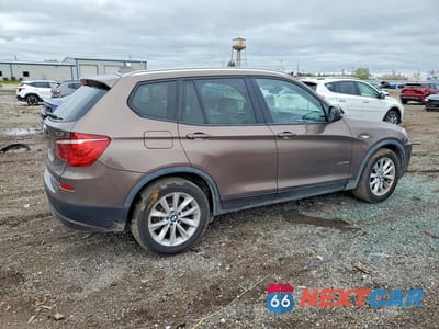 Trzecie zdjęcie samochodu z tyłu: 2013 BMW X3 XDRIVE28I VIN:5UXWX9C54D0A29977 - miniatura
