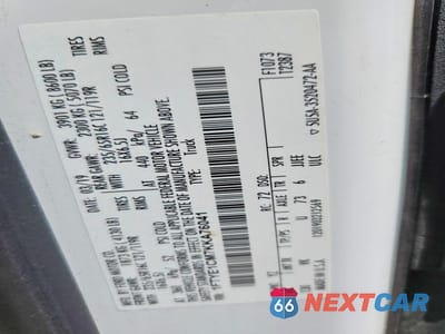 Zdjęcie 14 z 14 samochodu: 2019 FORD TRANSIT T-150 VIN:1FTYE1CM7KKA76041 - miniatura