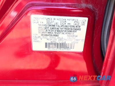 Zdjęcie 10 z 14 samochodu: 2011 NISSAN SENTRA 2.0 VIN:3N1AB6AP2BL699363 - miniatura