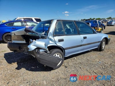 Trzecie zdjęcie samochodu z tyłu: 1988 HONDA CIVIC DX VIN:1HGED3649JA040791 - miniatura