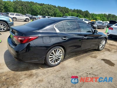 Trzecie zdjęcie samochodu z tyłu: 2022 INFINITI Q50 LUXE VIN:JN1EV7BP2NM311653 - miniatura