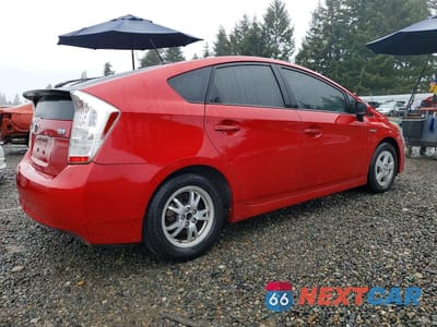 Trzecie zdjęcie samochodu z tyłu: 2011 TOYOTA PRIUS FOUR VIN:JTDKN3DU0B5319185 - miniatura