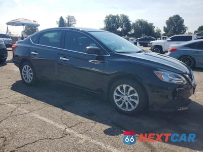 Czwarte zdjęcie samochodu z boku: 2019 NISSAN SENTRA SV VIN:3N1AB7AP0KL605437 - miniatura