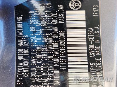 Zdjęcie 34 z 36 samochodu: 2016 TOYOTA CAMRY SE VIN:4T1BF1FK1GU200308 - miniatura