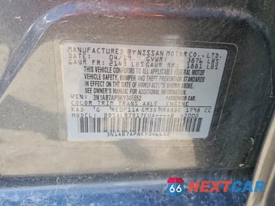 Zdjęcie 12 z 12 samochodu: 2019 NISSAN SENTRA S VIN:3N1AB7AP8KY346652 - miniatura
