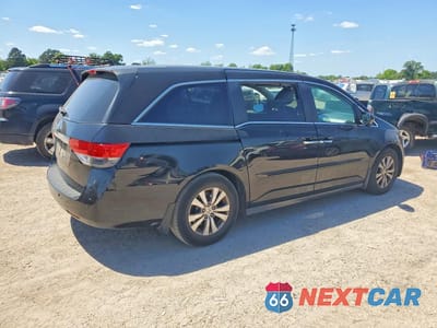 Trzecie zdjęcie samochodu z tyłu: 2015 HONDA ODYSSEY EXL VIN:5FNRL5H60FB014298 - miniatura