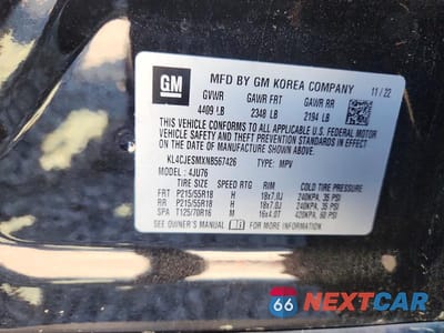Zdjęcie 12 z 12 samochodu: 2022 BUICK ENCORE PREFERRED VIN:KL4CJESMXNB567426 - miniatura