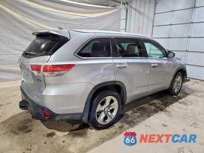 Trzecie zdjęcie samochodu z tyłu: 2014 TOYOTA HIGHLANDER HYBRID LIMITED PLATINUM VIN:5TDDCRFH2ES005926 - miniatura