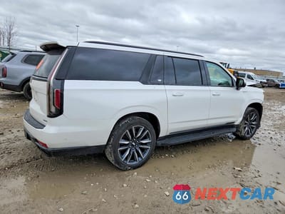 Trzecie zdjęcie samochodu z tyłu: 2021 CADILLAC ESCALADE ESV SPORT VIN:1GYS4NKL2MR346080 - miniatura