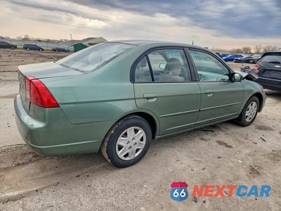 Trzecie zdjęcie samochodu z tyłu: 2003 HONDA CIVIC LX VIN:2HGES155X3H597699 - miniatura