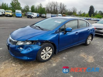 2012 HONDA CIVIC LX 2HGFB2F56CH562120 - główne zdjęcie licytacji z USA - miniatura