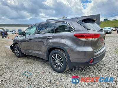 Drugie zdjęcie samochodu z przodu: 2017 TOYOTA HIGHLANDER XLE VIN:5TDJZRFH7HS518062 - miniatura