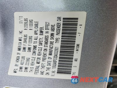Zdjęcie 13 z 13 samochodu: 2013 ACURA TL TECH VIN:19UUA9F53DA002901 - miniatura